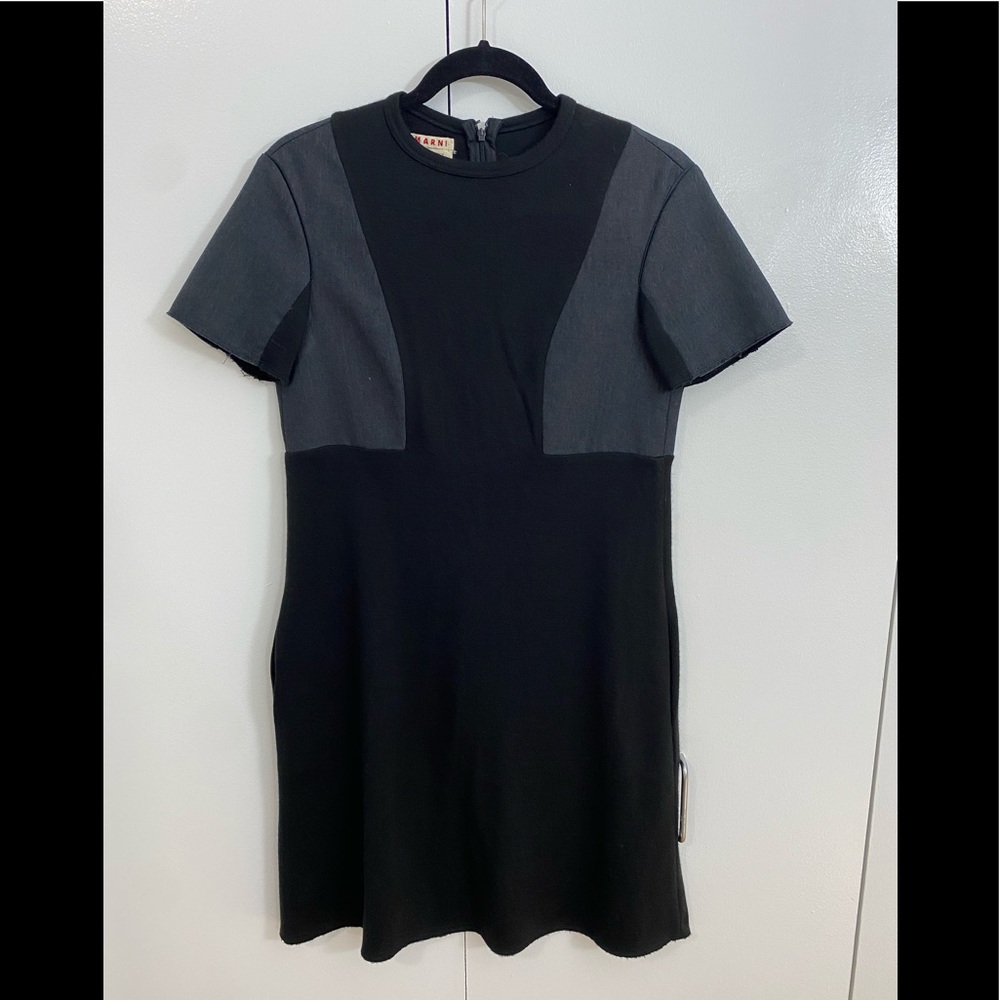 Marni paneled shift dress